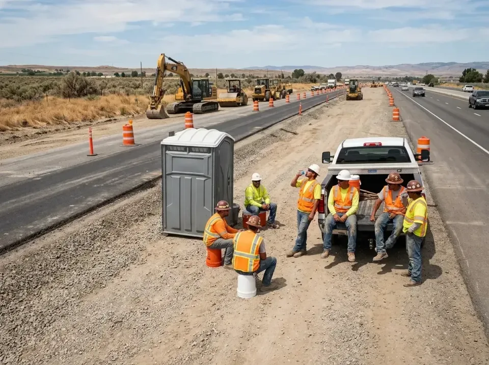 highway-road-construction-crew-007 — frequently asked questions, Porta Potty and Restroom Rentals in Villa Park, CA